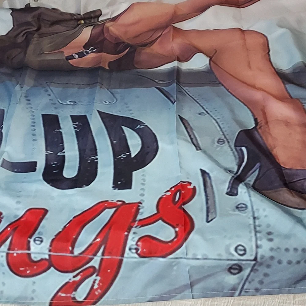 Pin UP Girl Shower Curtian